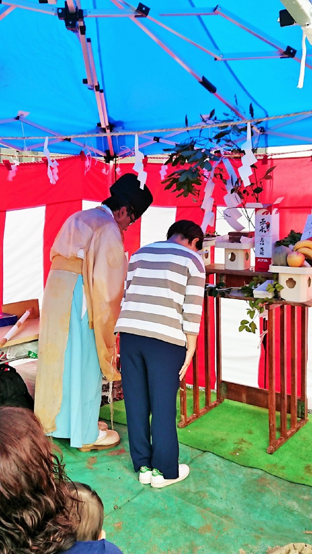 地鎮祭様子