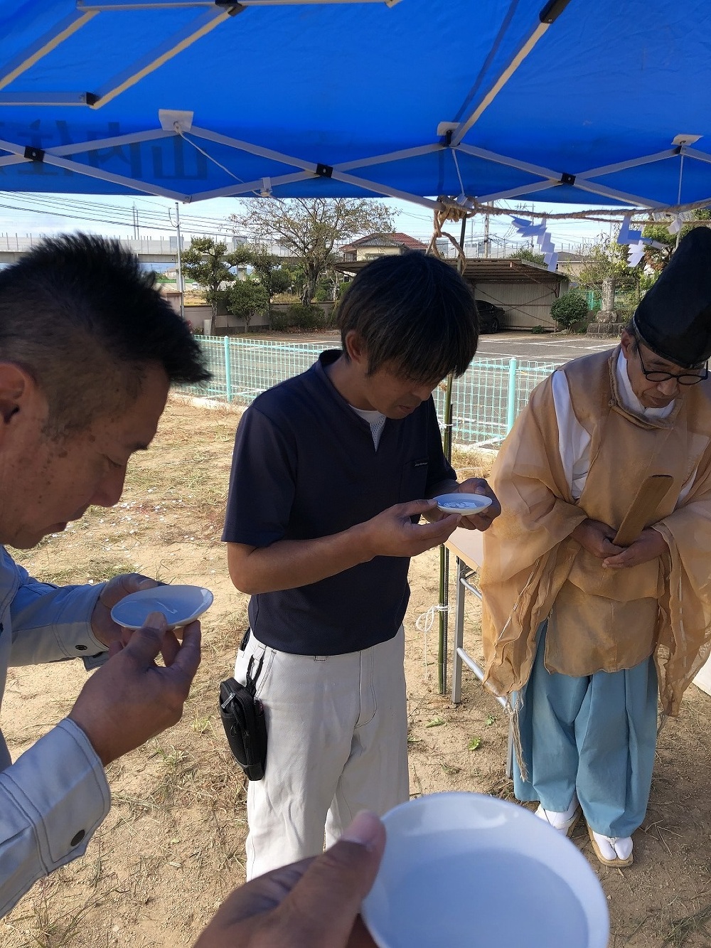 皆同町建売住宅地鎮祭