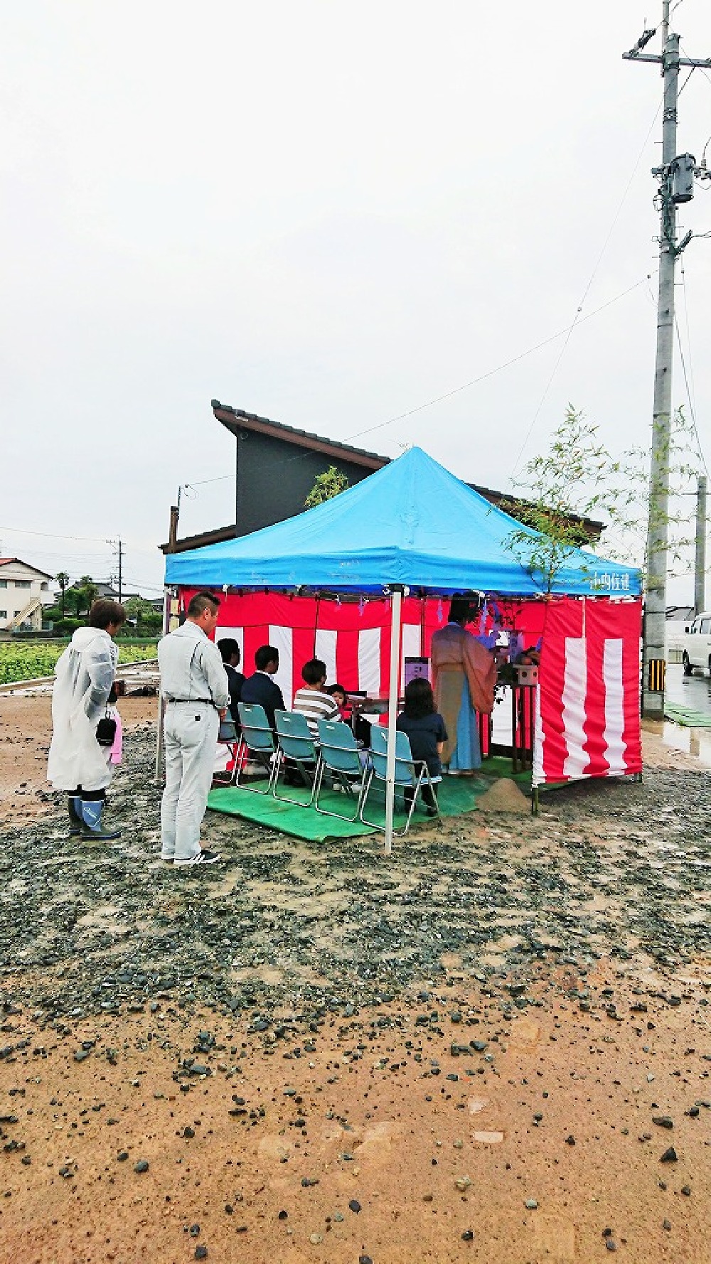 地鎮祭様子