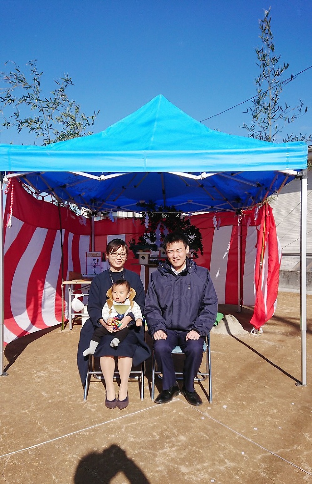 地鎮祭の様子