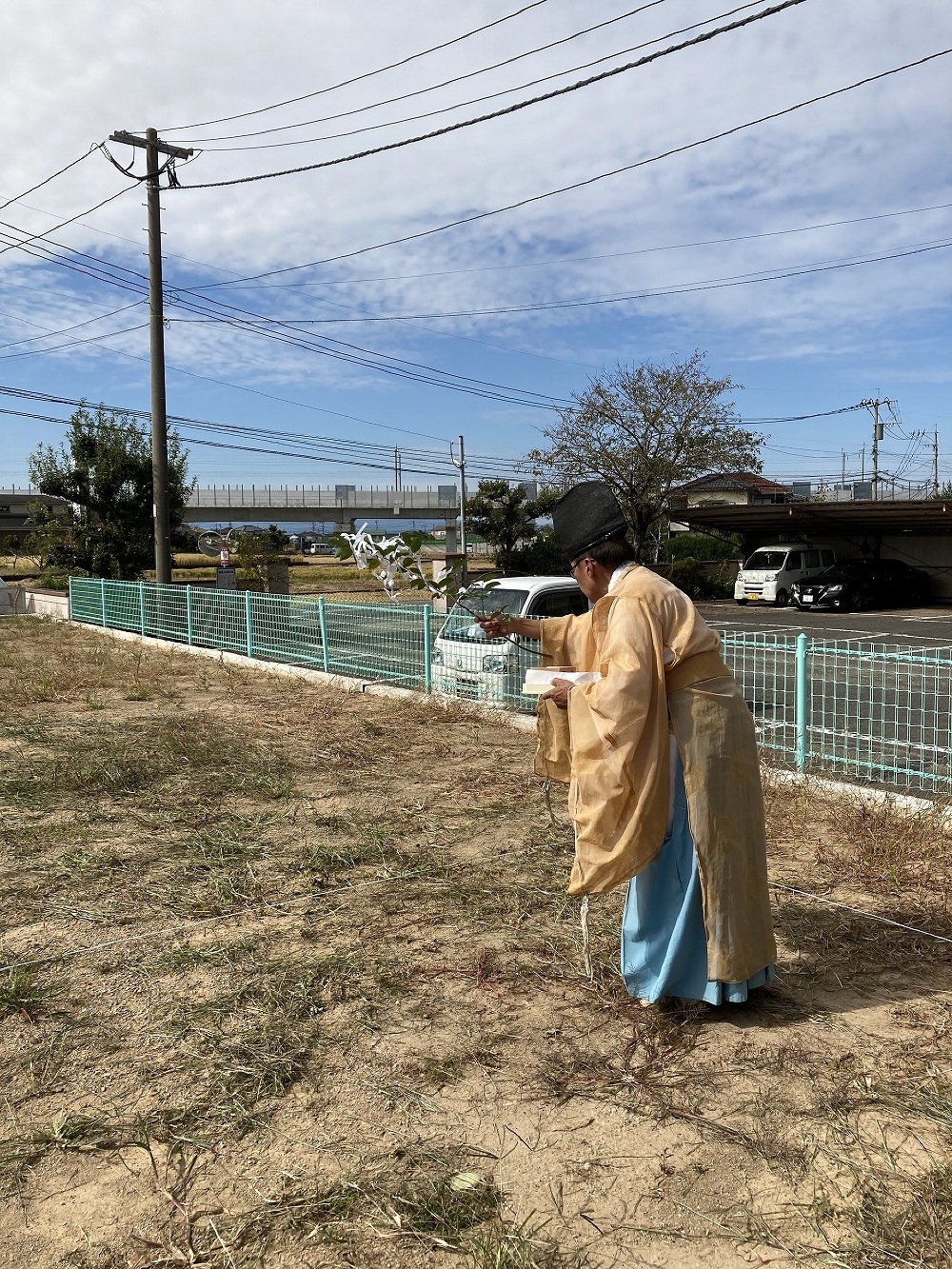 皆同町建売住宅地鎮祭