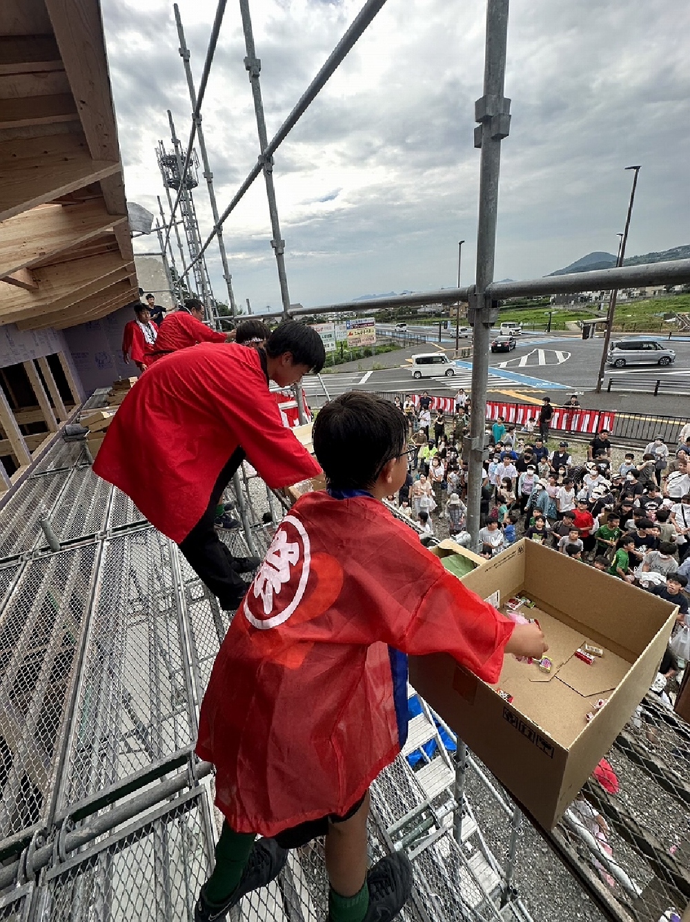 餅まき