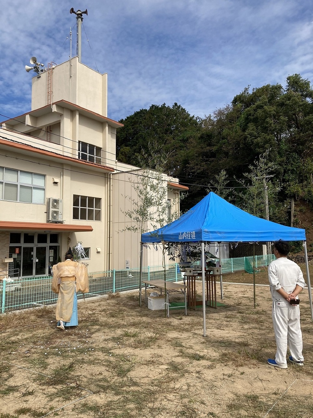 皆同町建売住宅地鎮祭