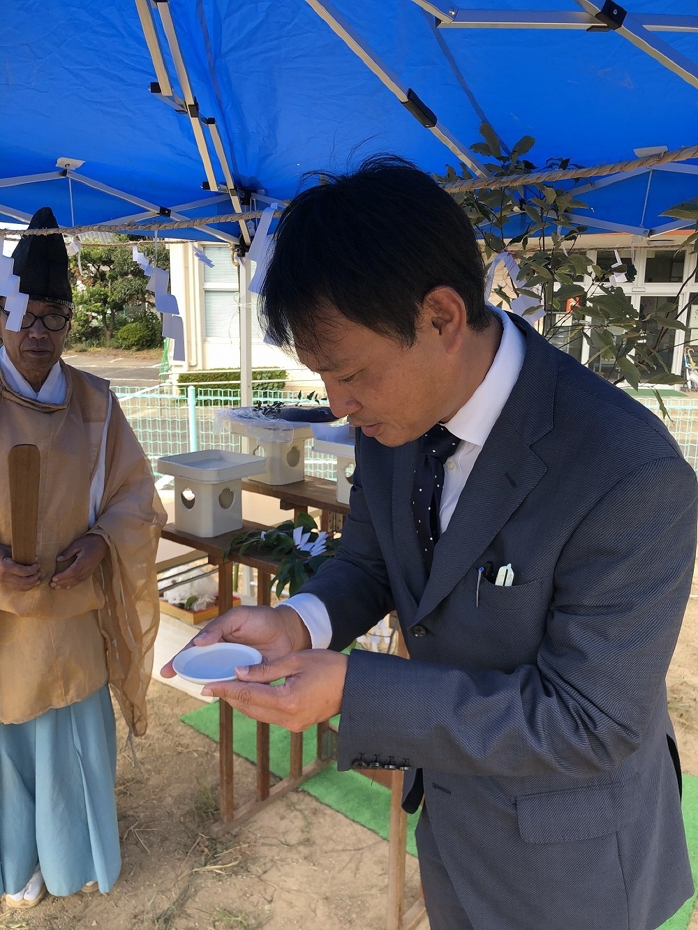 皆同町建売住宅地鎮祭