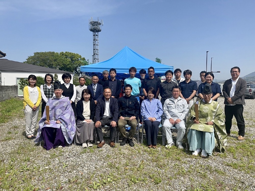 地鎮祭記念写真