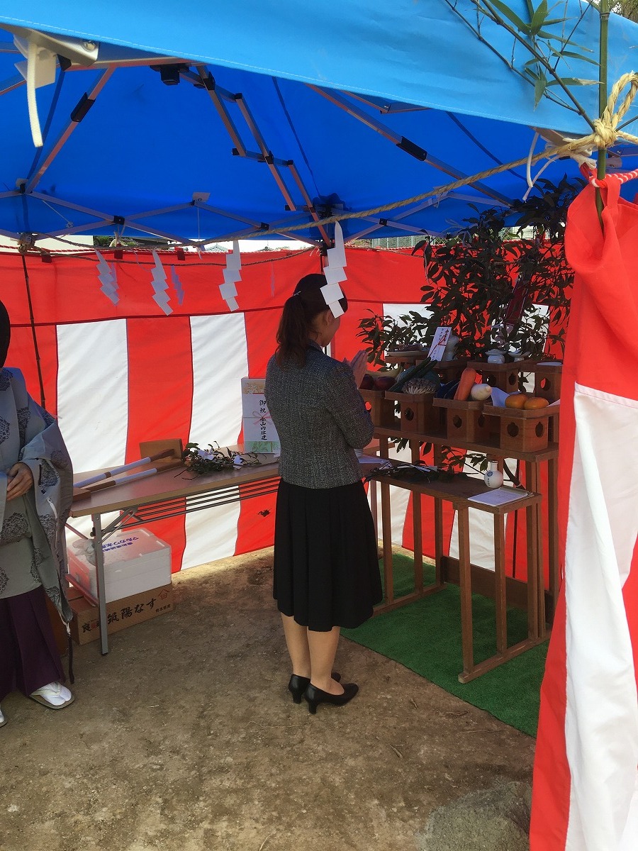 武部町K様邸地鎮祭