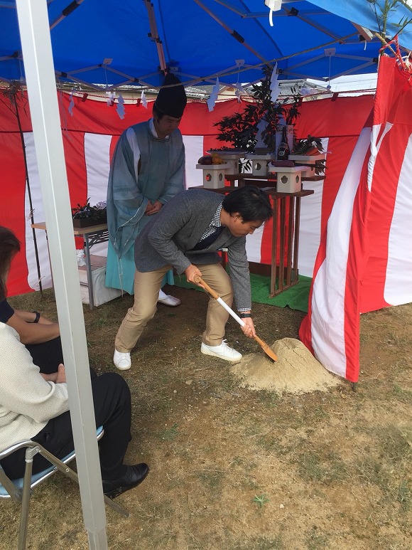 山内住建　地鎮祭