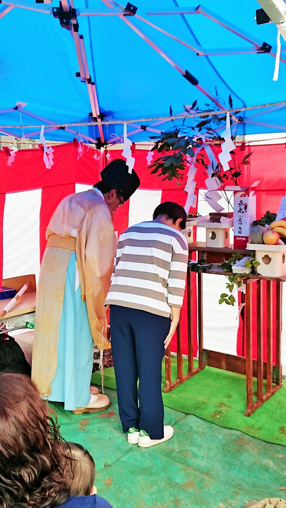 地鎮祭写真