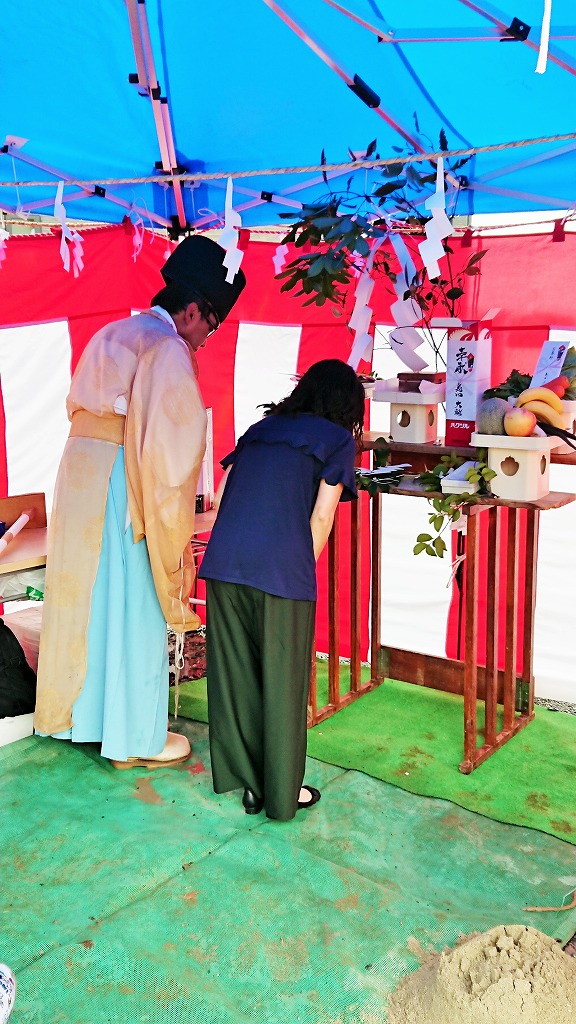 地鎮祭写真